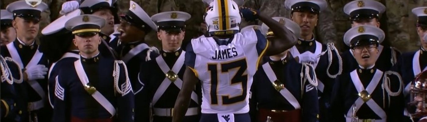 saluting James